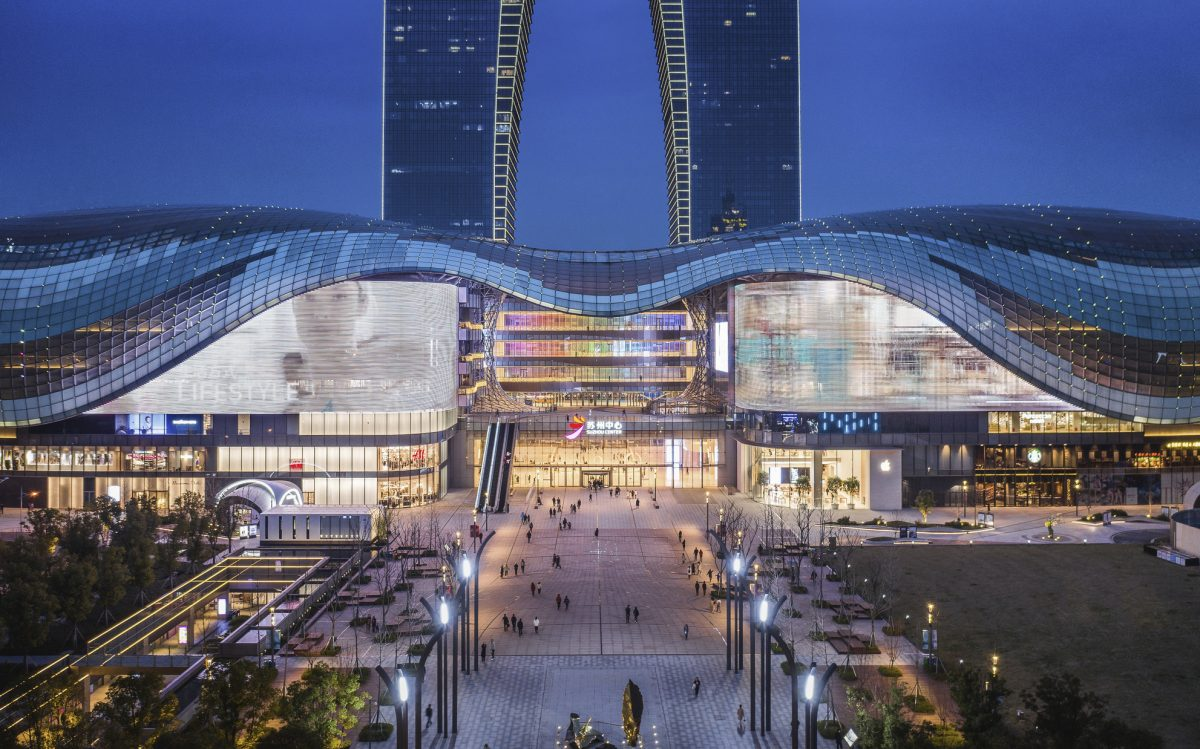 Benoy project Suzhou Center landscape architecture