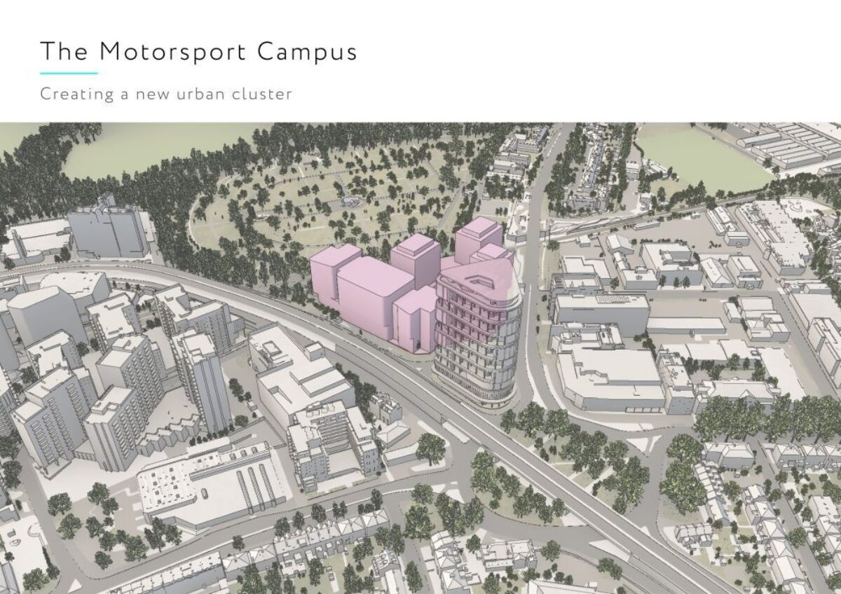 Benoy project London Motorsport Campus Chiswick Creating a New Urban Cluster