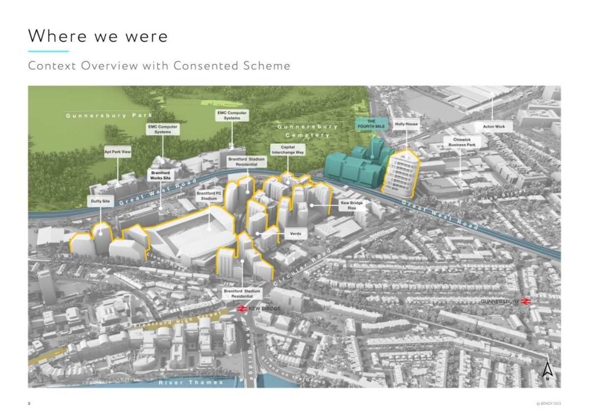 Benoy project London Motorsport Campus Chiswick Site Context Overview