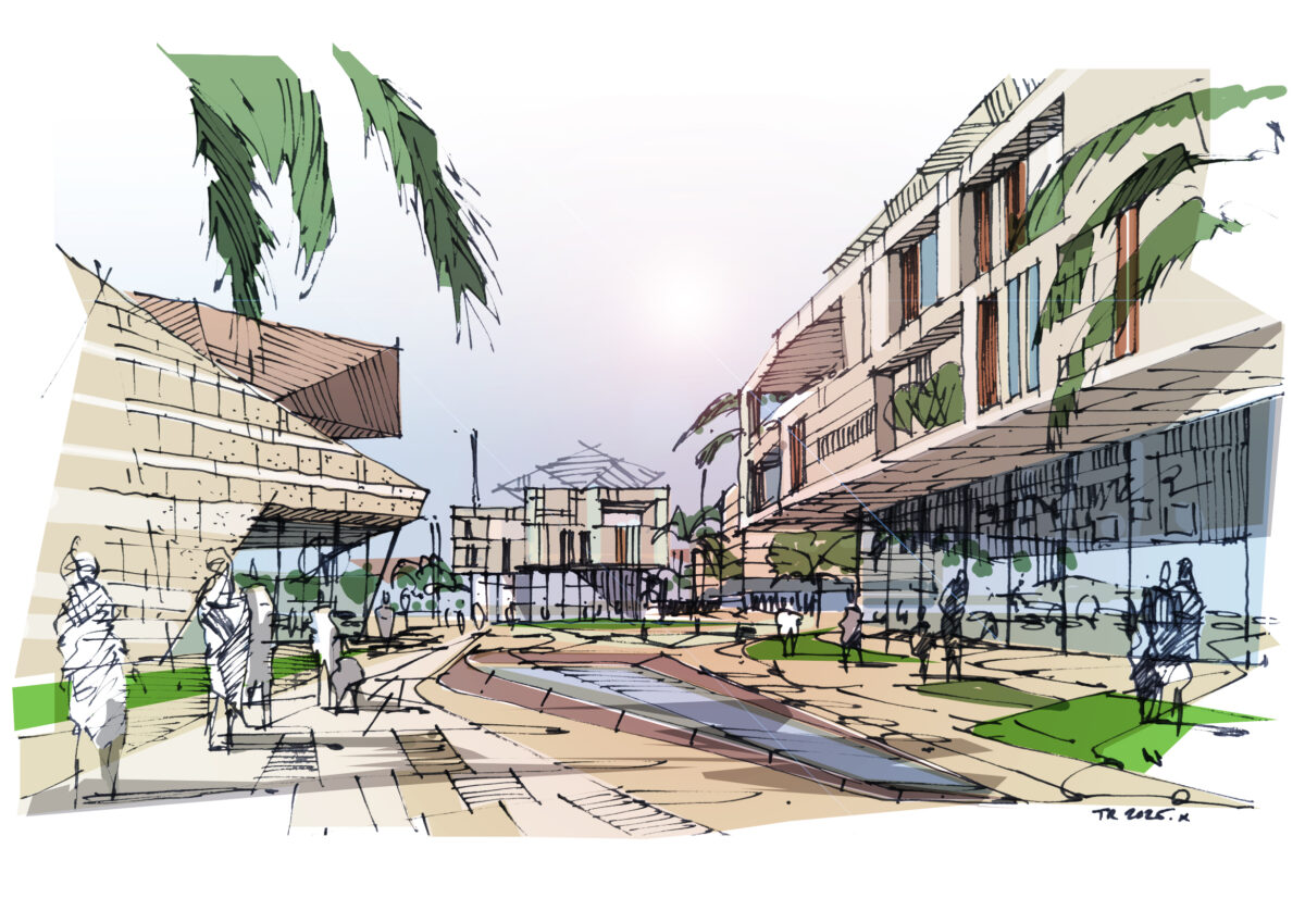 Tom Robinson Benoy Design Director Thought Leadership Sketch 1
