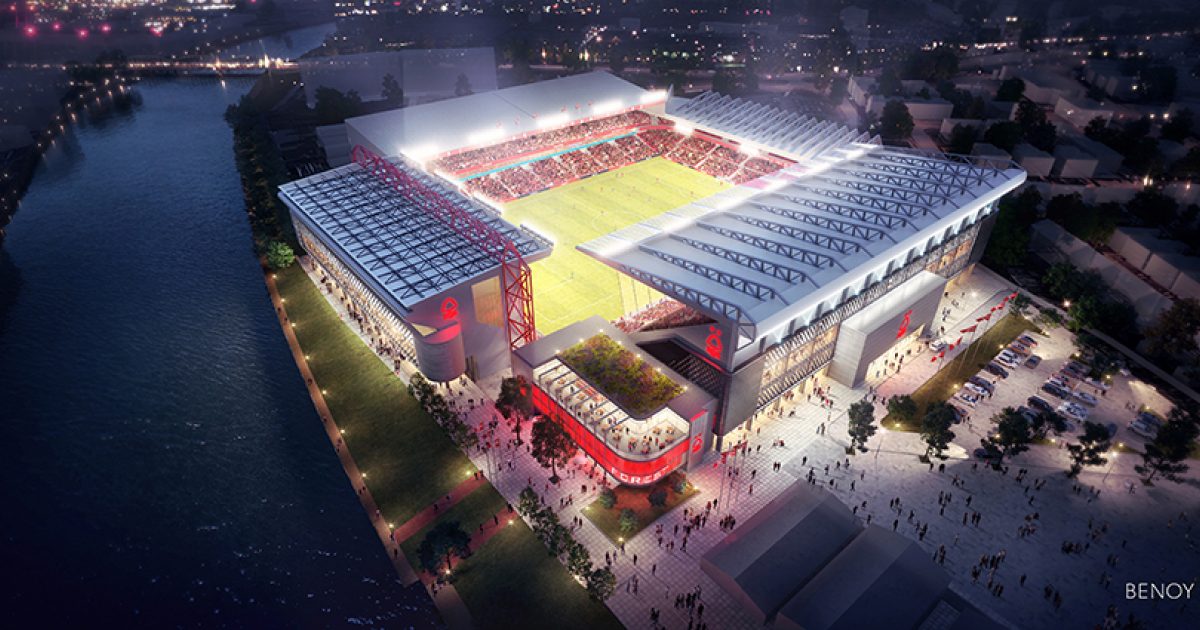 New City Ground Redevelopment for Nottingham Forest by