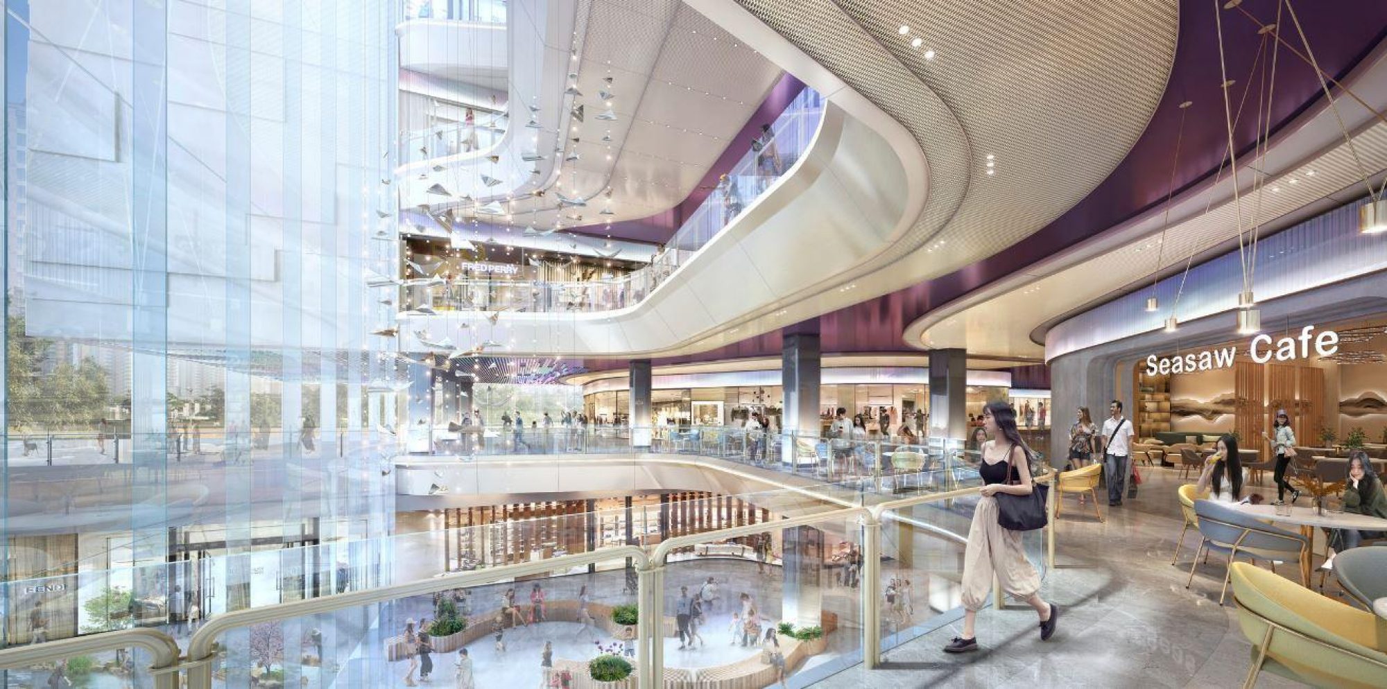 Benoy leads Interior Design for Grand Shopping Center in Chengdu | News