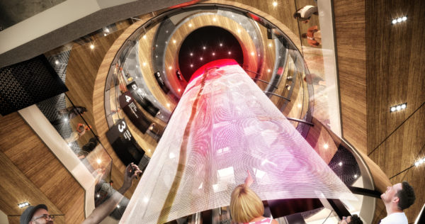 Water Tower Place Chicago LOOKING UP US Dev