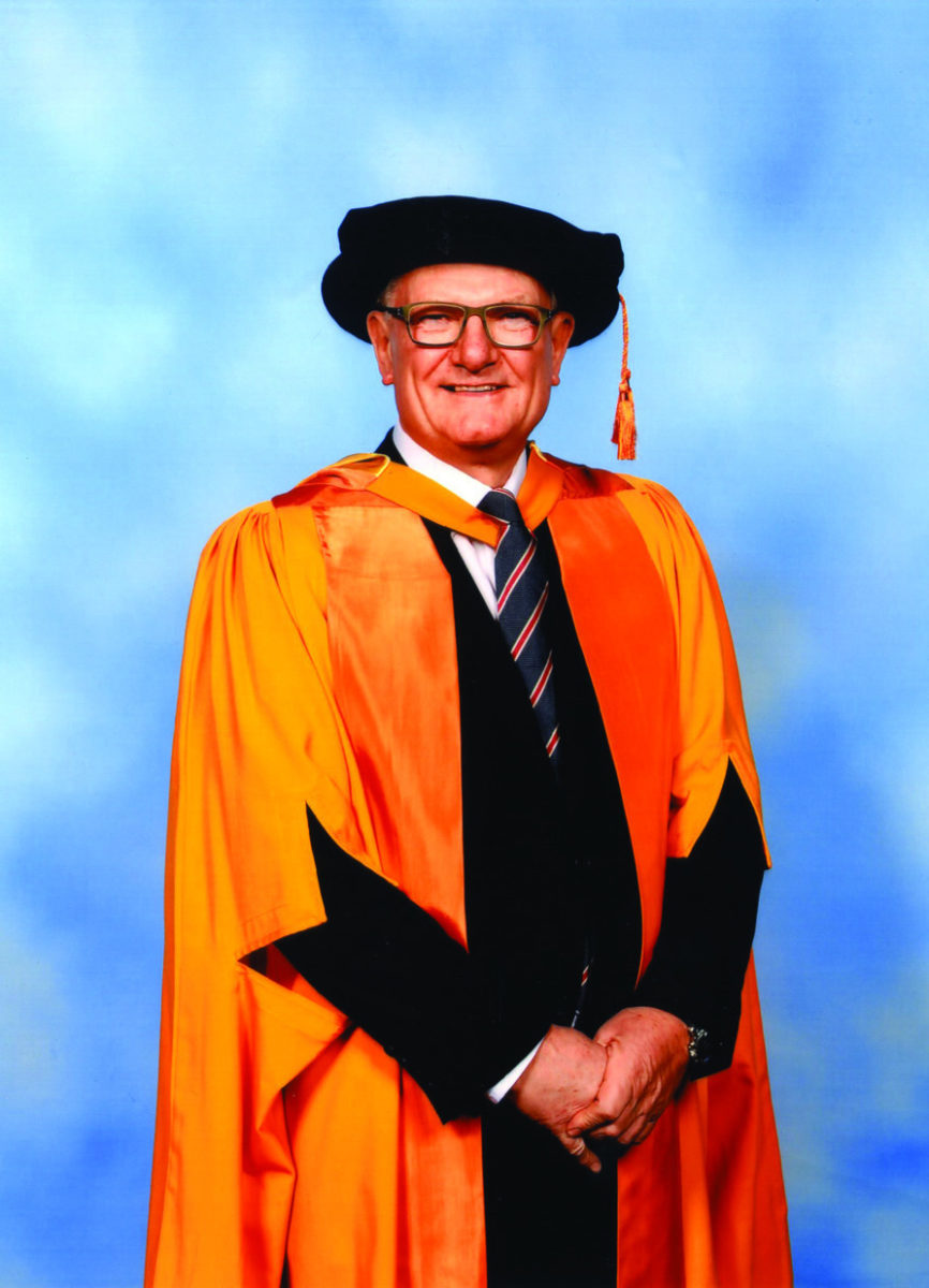 Benoy Chairman Graham Cartledge CBE Honorary Degree from De Montfort University