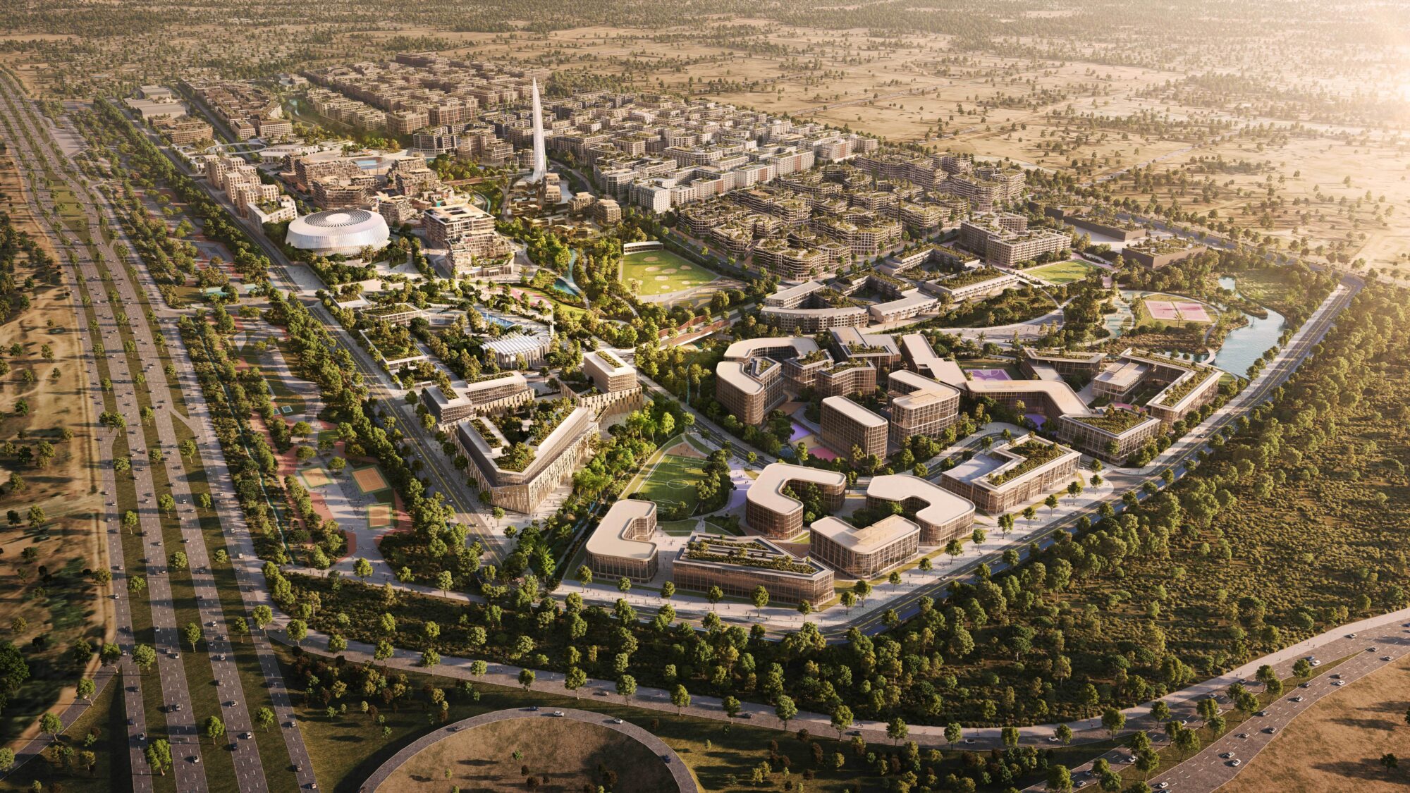 City Walk Abuja Masterplan cc Benoy